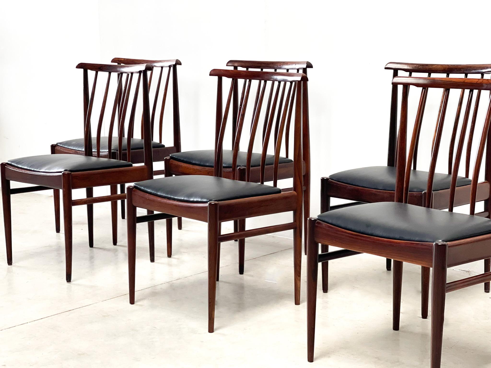 8 Dutch AWA Dining Chairs 1