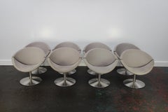 8 Erik Jorgensen "Apollo" EJ 96 Chairs in Mid-Grey Alcantara Suede