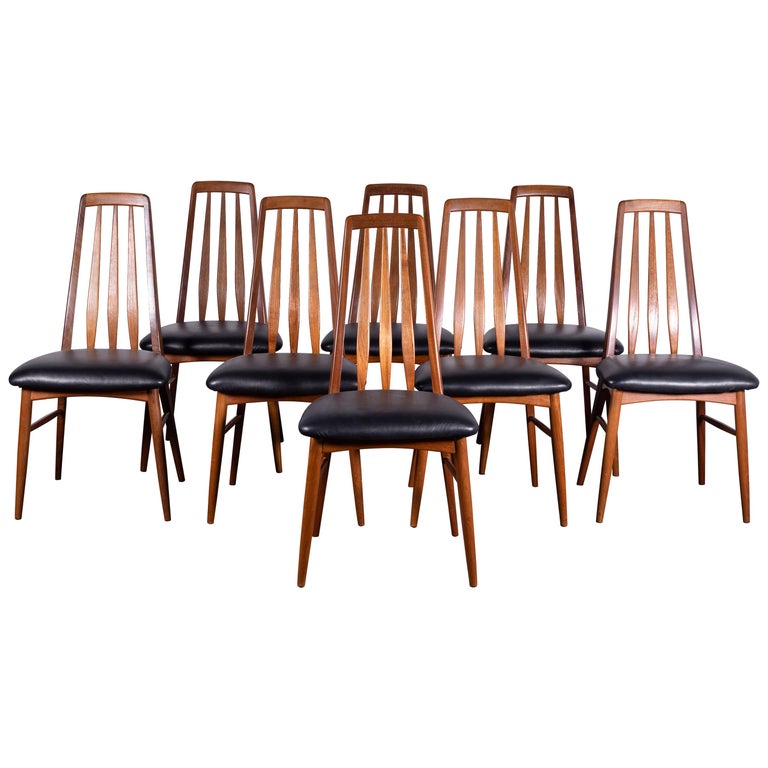 Niels Koefoed Furniture: Chairs, Sofas, Tables & More - 63 For Sale at  1stdibs | benny linden teak chairs, dining chairs, dining table