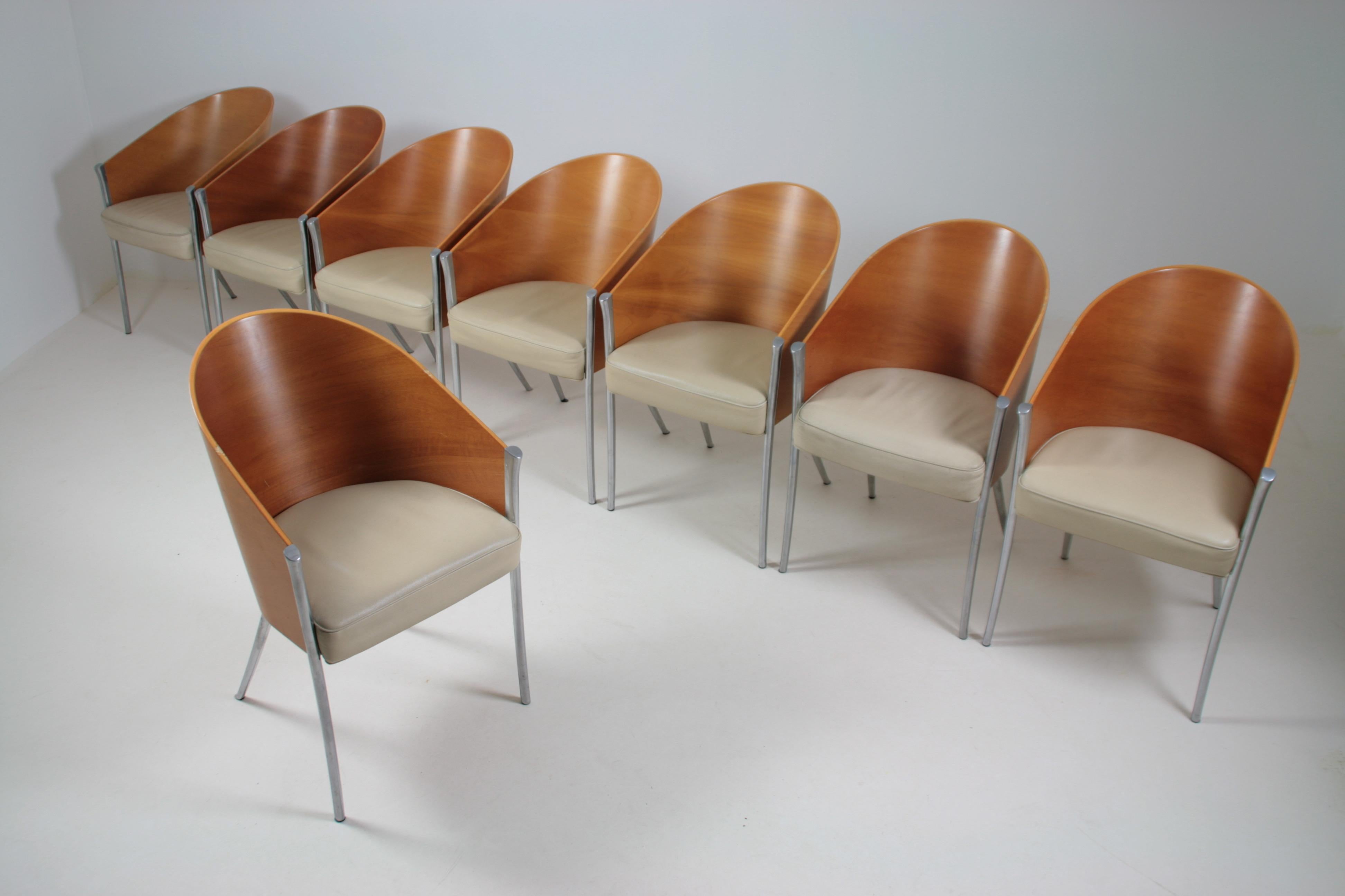 8 fauteuils king costes de Philippe Starck pour Aleph/ Driade, Italie 1990s For Sale 7