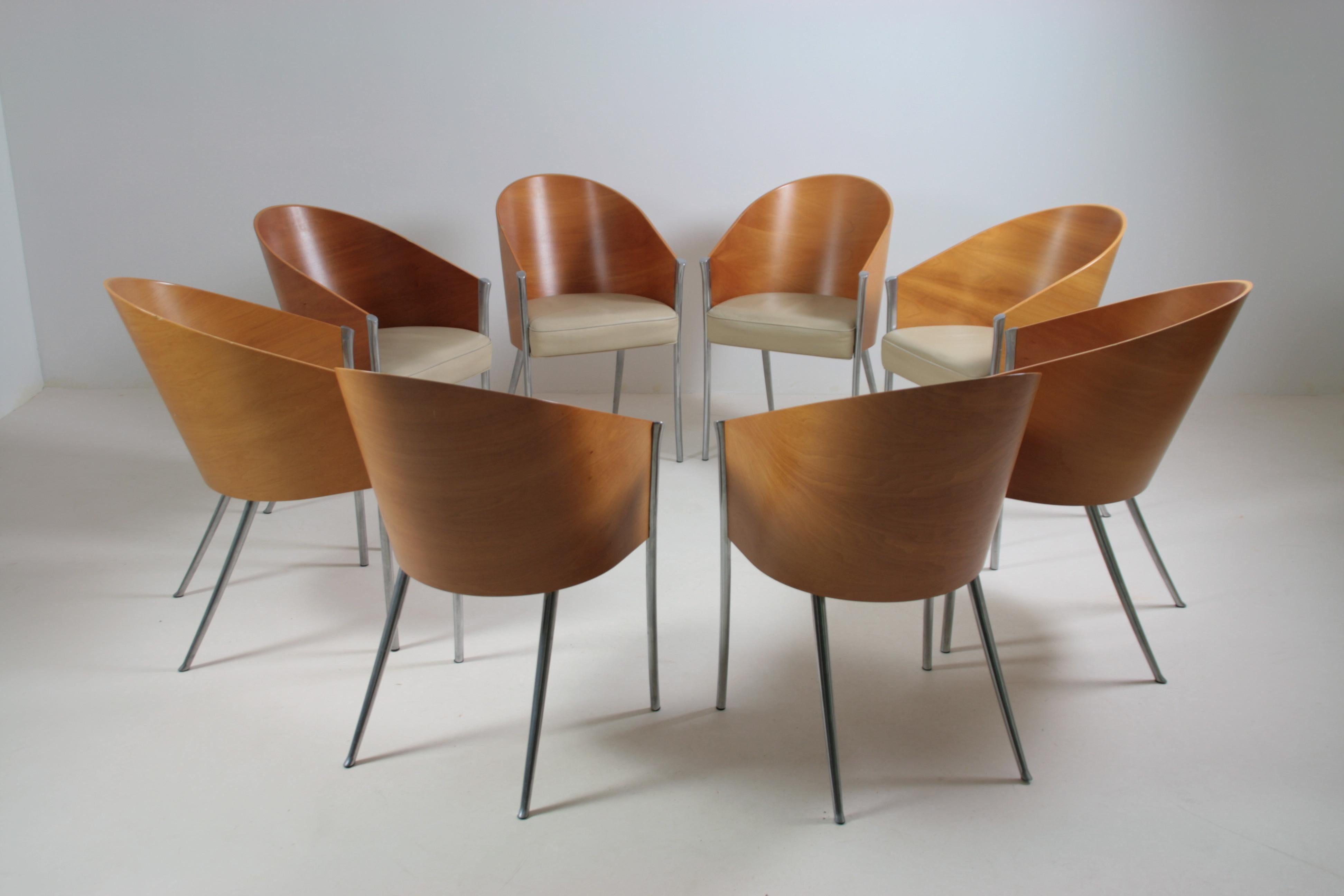 8 fauteuils king costes de Philippe Starck pour Aleph/ Driade, Italie 1990s For Sale 3