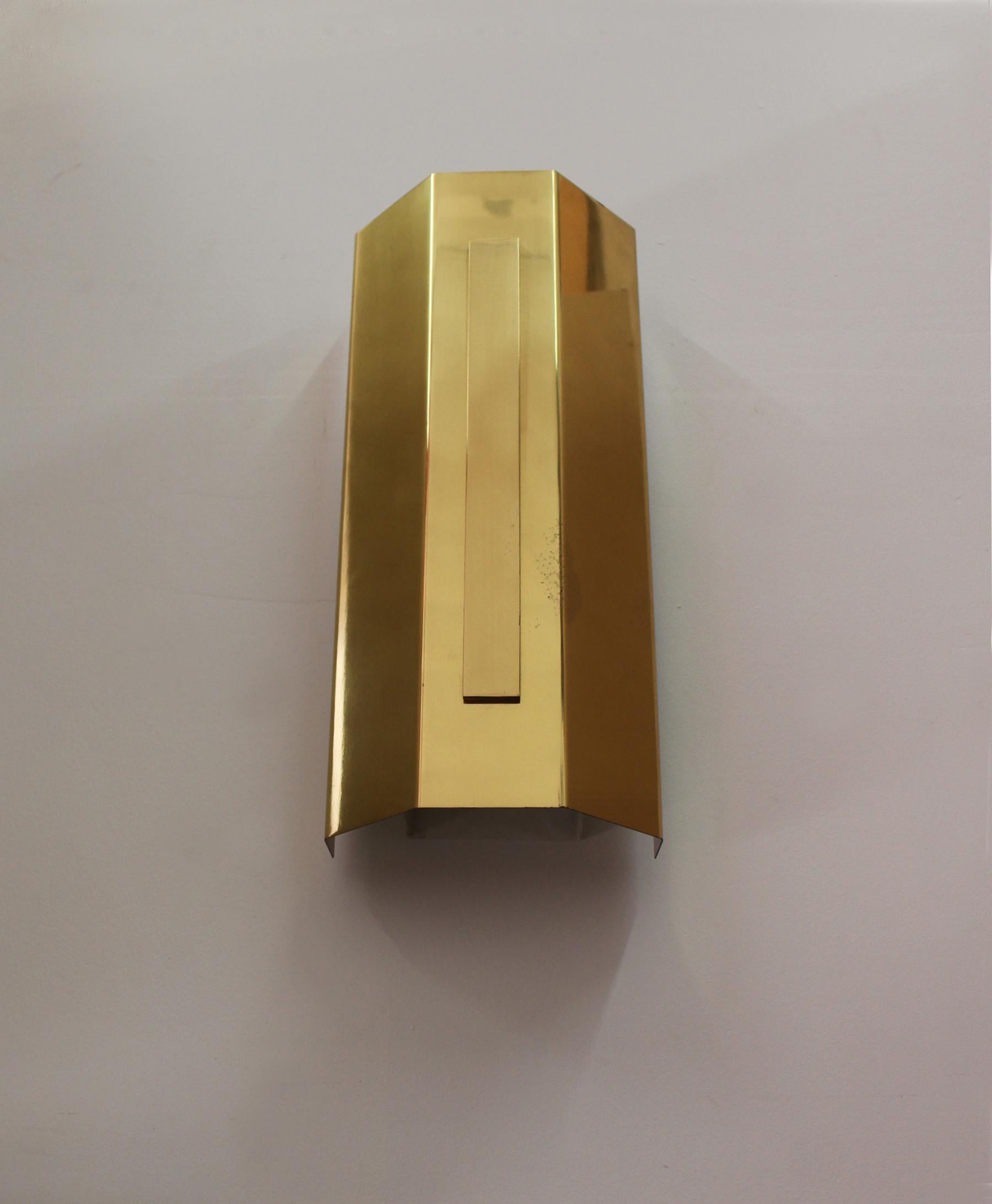 9 grandes apliques franceses de bronce de los años 70 de Jean Perzel Moderno de mediados de siglo en venta