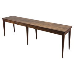 Table console à plateau rabattable 8' par Edward Wormley pour Dunbar