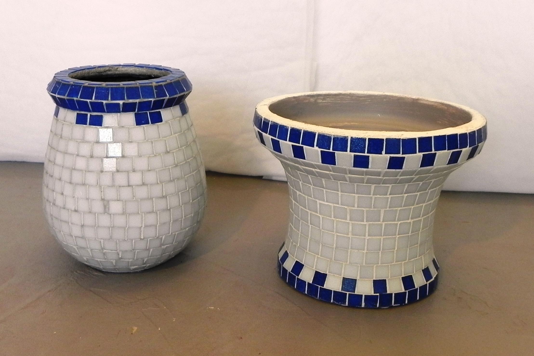 Ceramic 8 Fogli Mosaico Bisazza Blu, Anni 90 For Sale