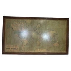 Mappa del mondo con cornice a 8 piedi di Philips