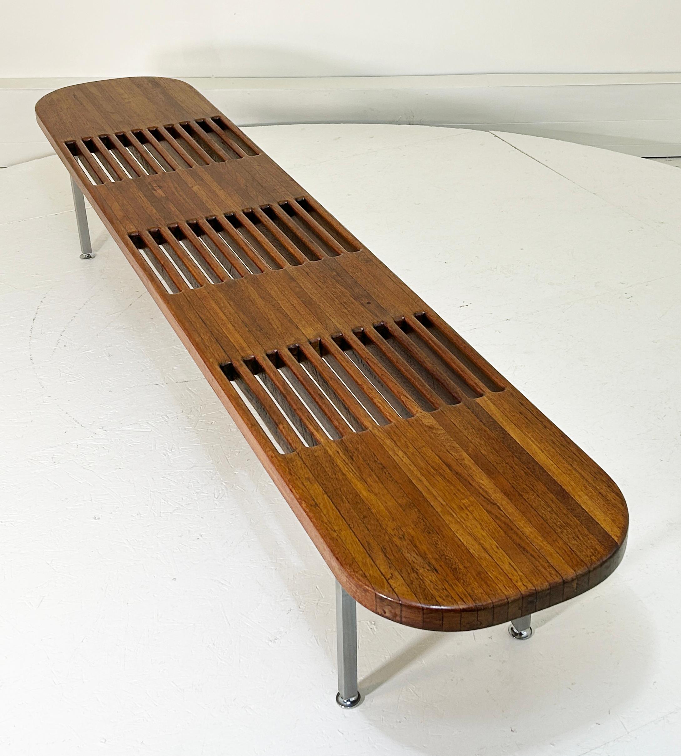 Mid-Century Modern Yacht Platform Converted Bench for Interior or Exterior Use For Sale