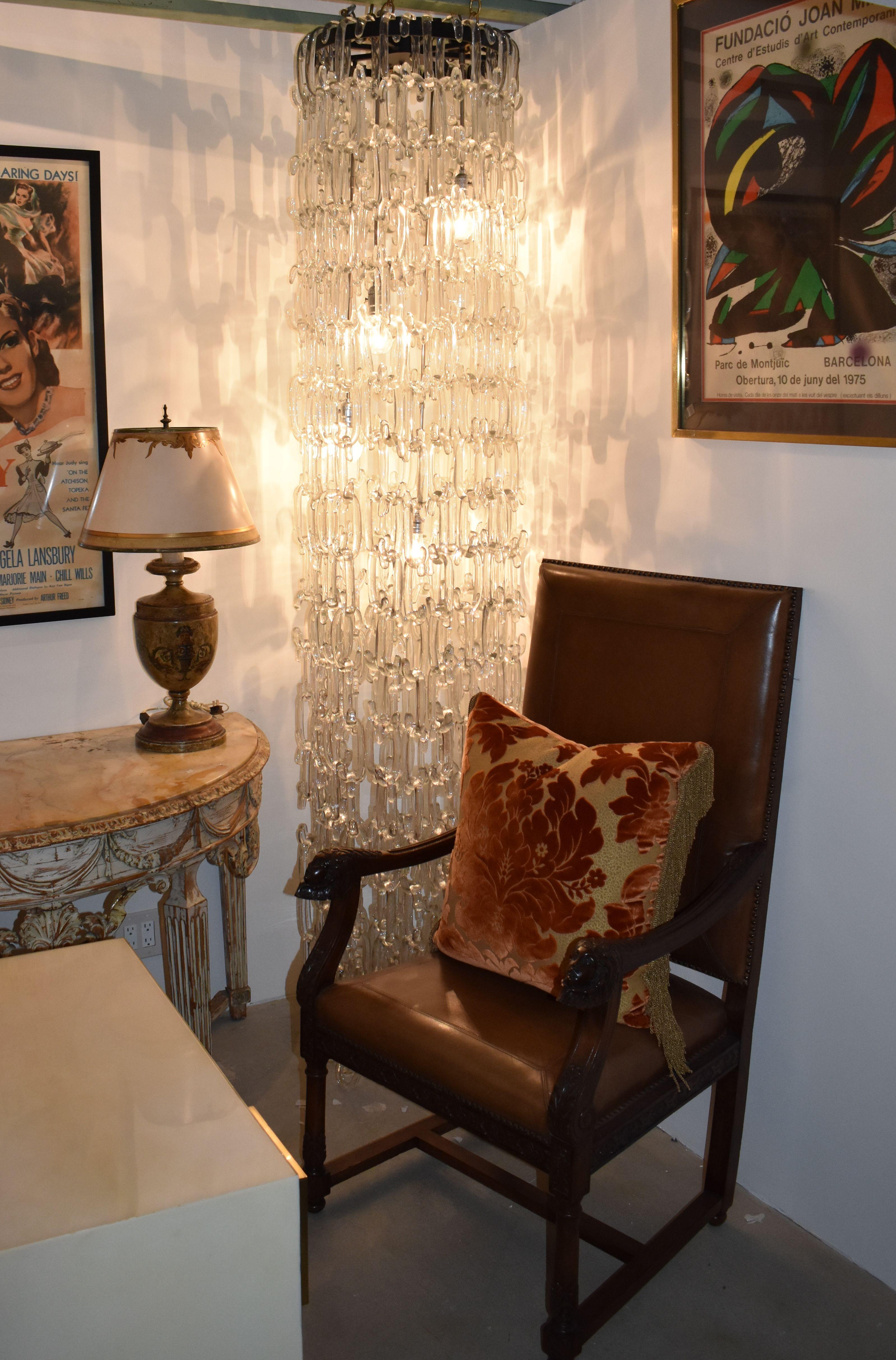 Lampadario in vetro soffiato a mano A Link in vendita 4