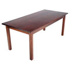 8 ft Mahogany Dining Room Table w Square Legs