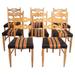 (8) Henning Kjaernulf-Style Danish Oak Dining Chairs