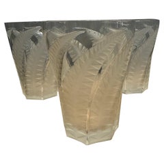 8 Hespérides Glasses by R.Lalique