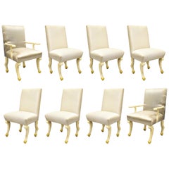 8 Hoof Paw Foot Regency Dining Chairs After the Etruscan Chair by John Dickinson