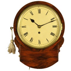 8 Inch Fusee Rosewood Dial Clock Camera Kuss , London