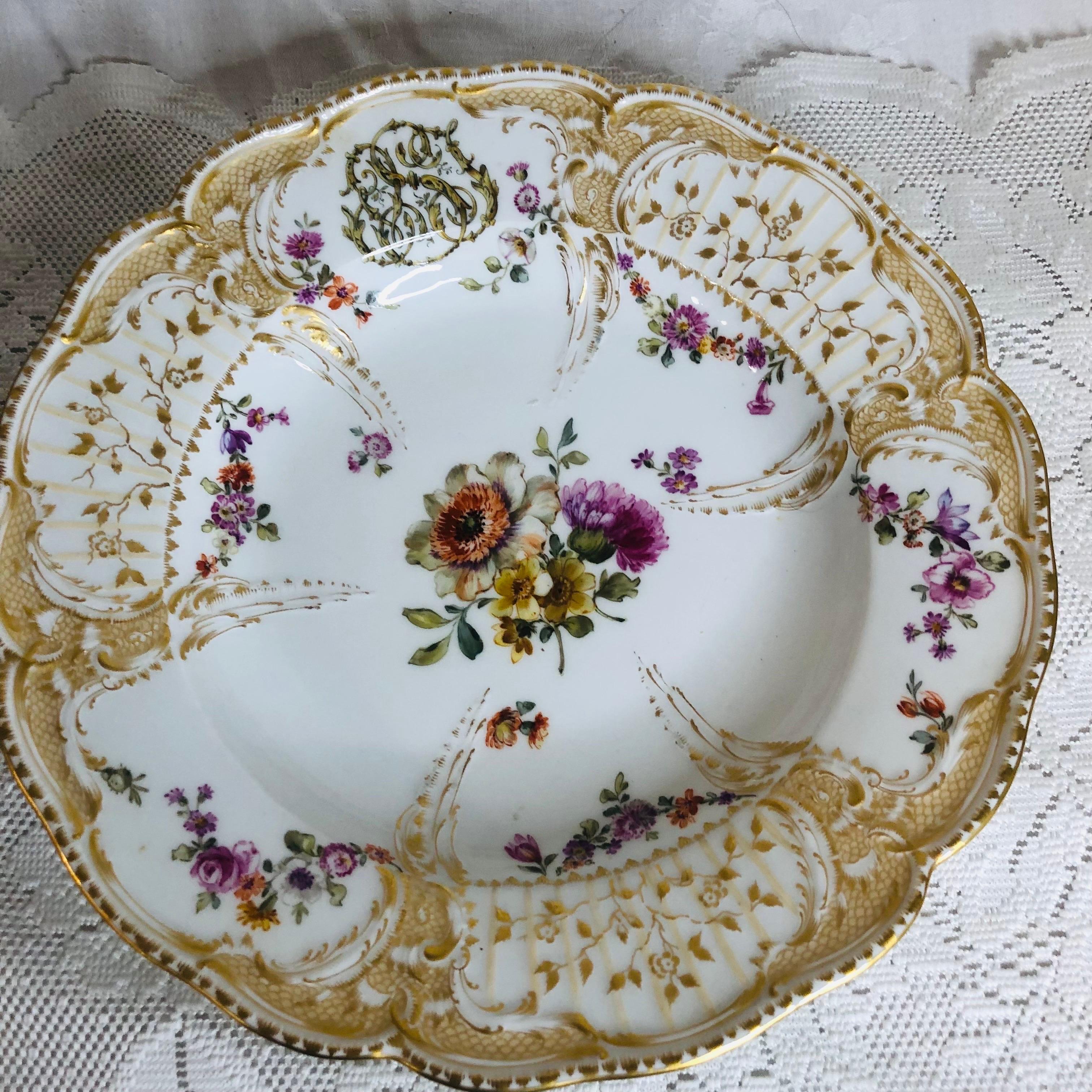 8 KPM Dinner Plates & Rim Soups in the Manner of the Potsdam Service 8