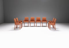8 chaises de salle à manger Bottega par Fauciglietti & Bianchi pour Frag Italy