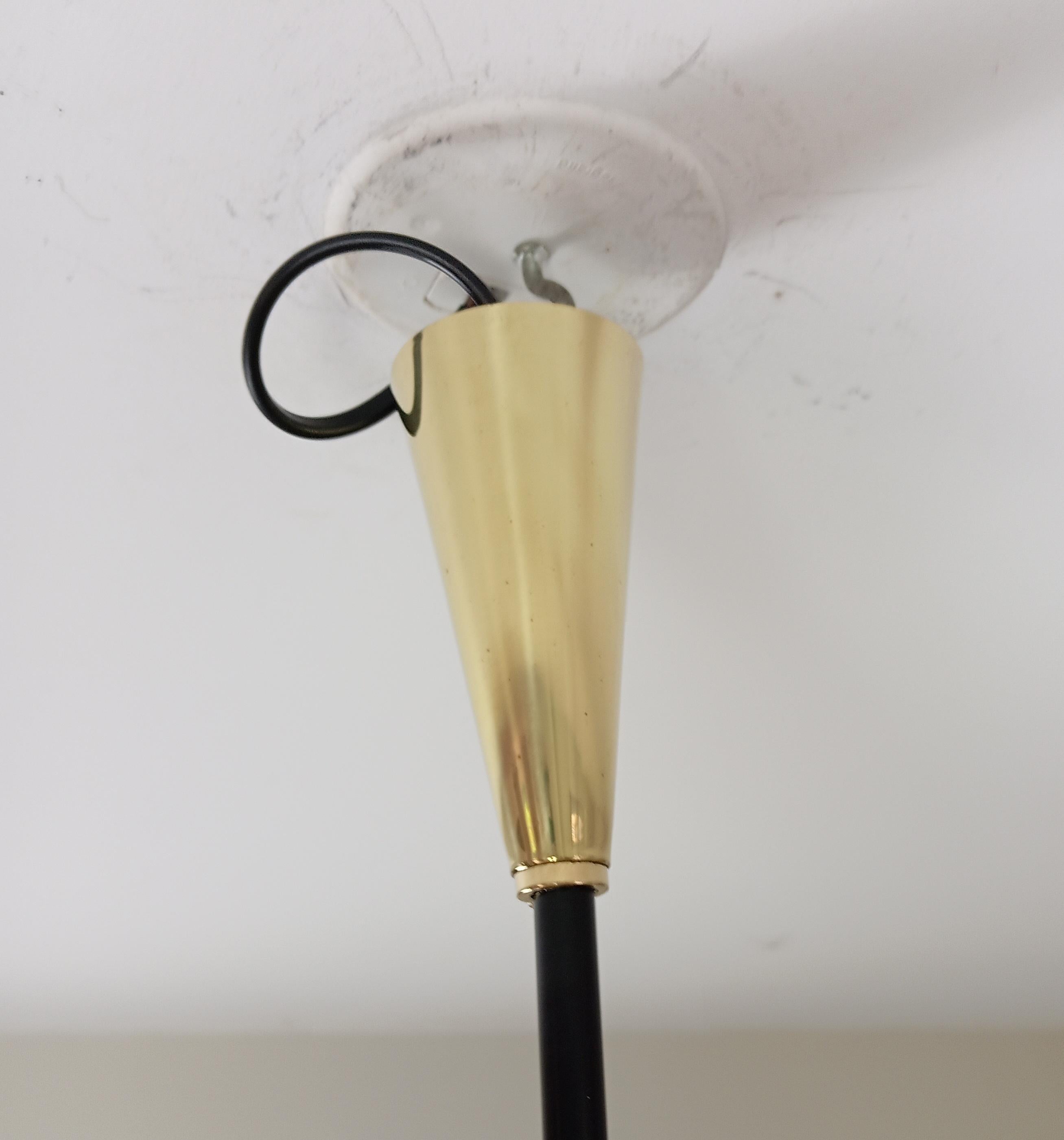 Lustre à 8 lumières Maison Lunel circa 1950 6