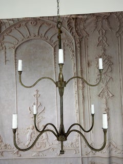 Modern Hand-Forged Wrought Iron Chandelier by Melissa Levinson, USA