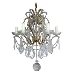 
8
 Light Italian Crystal Beaded Chandelier