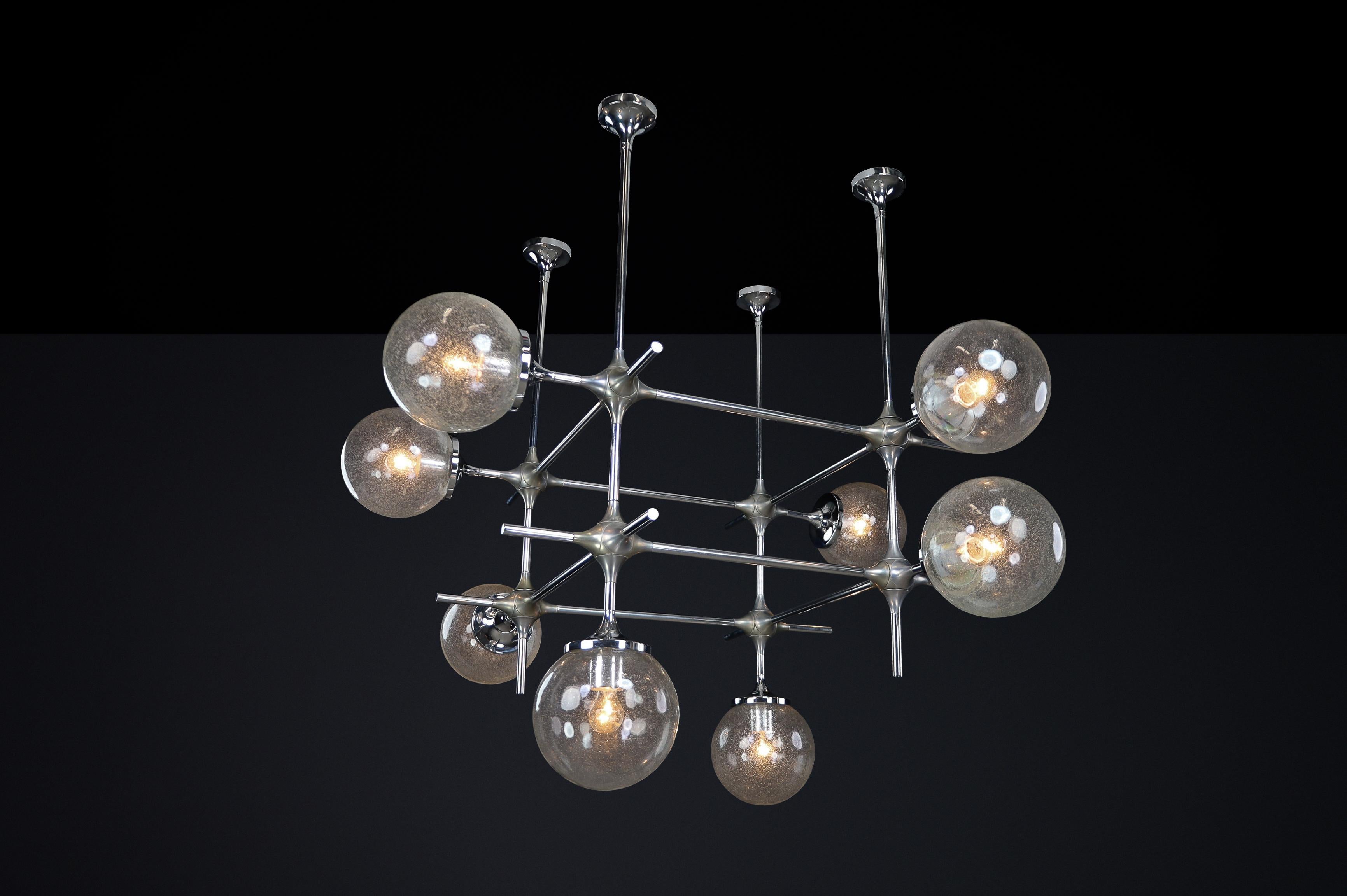 Apparecchio modulare a 8 luci di Peter Rockel dal Palazzo della Repubblica, Berlino in vendita 3