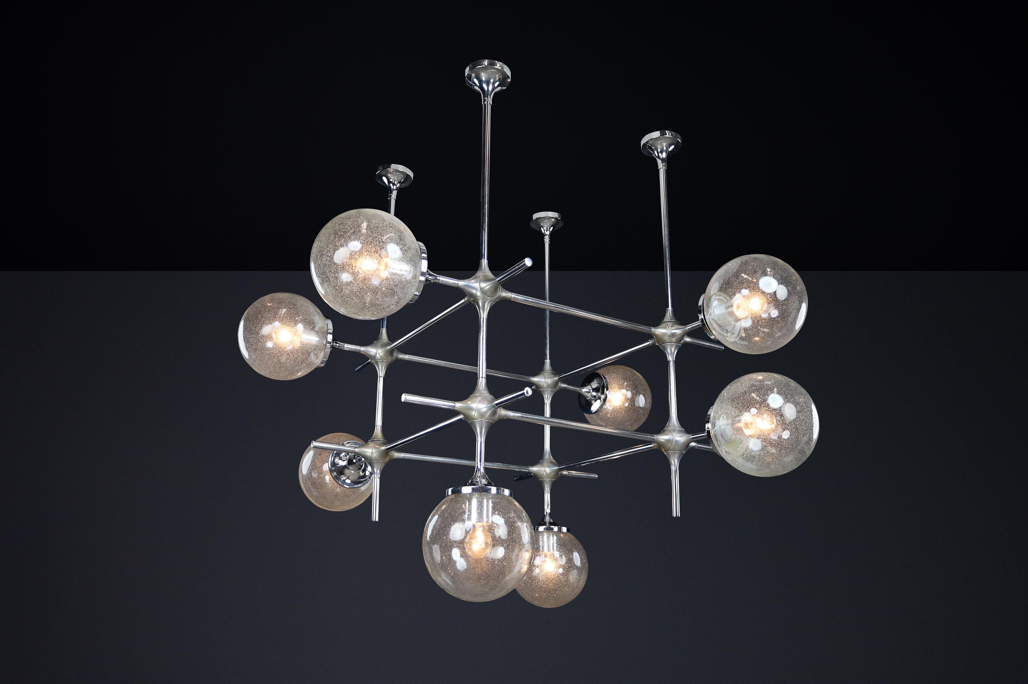 Apparecchio modulare a 8 luci di Peter Rockel dal Palazzo della Repubblica, Berlino in vendita 5
