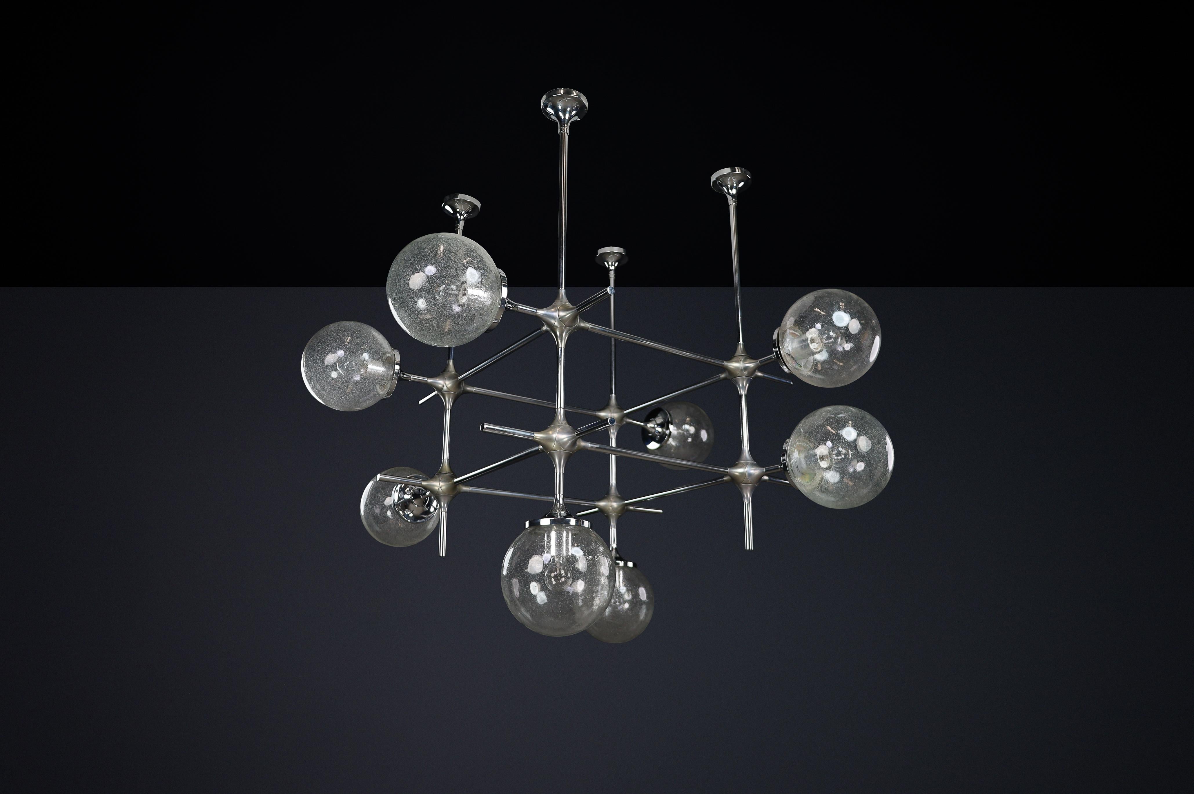 Apparecchio modulare a 8 luci di Peter Rockel dal Palazzo della Repubblica, Berlino in vendita 6