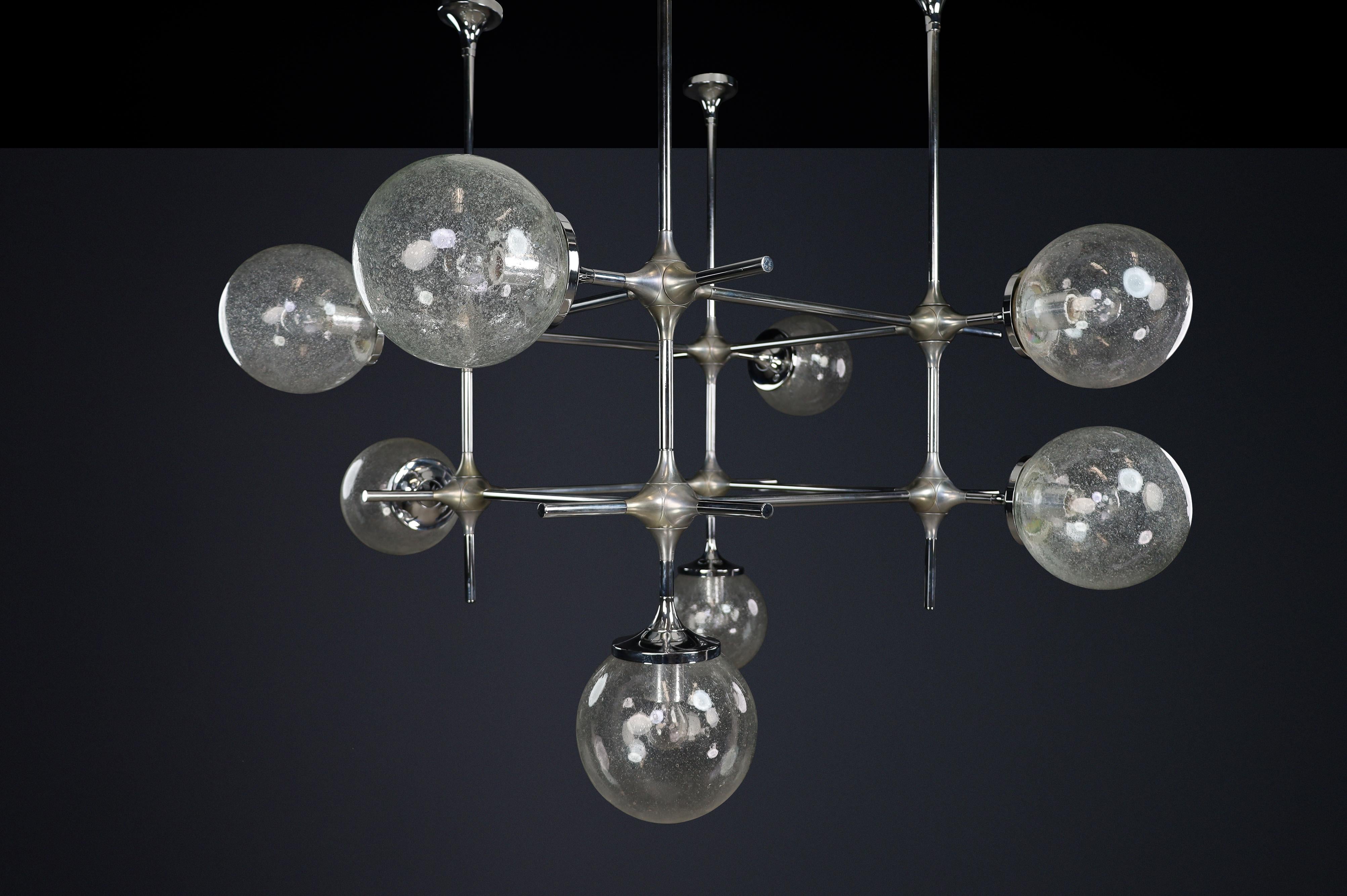 Apparecchio modulare a 8 luci di Peter Rockel dal Palazzo della Repubblica, Berlino in vendita 9