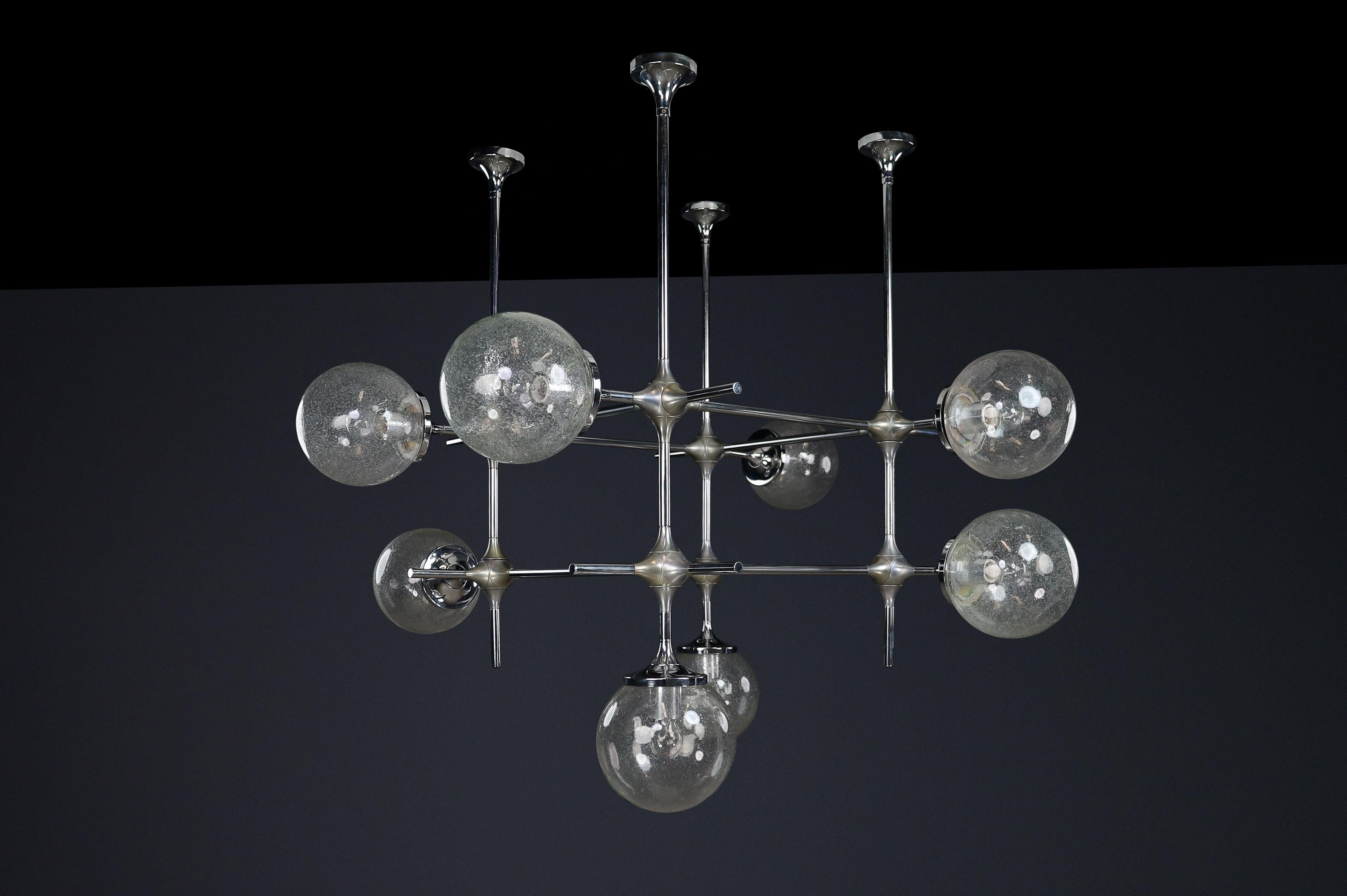 Apparecchio modulare a 8 luci di Peter Rockel dal Palazzo della Repubblica, Berlino in vendita 10