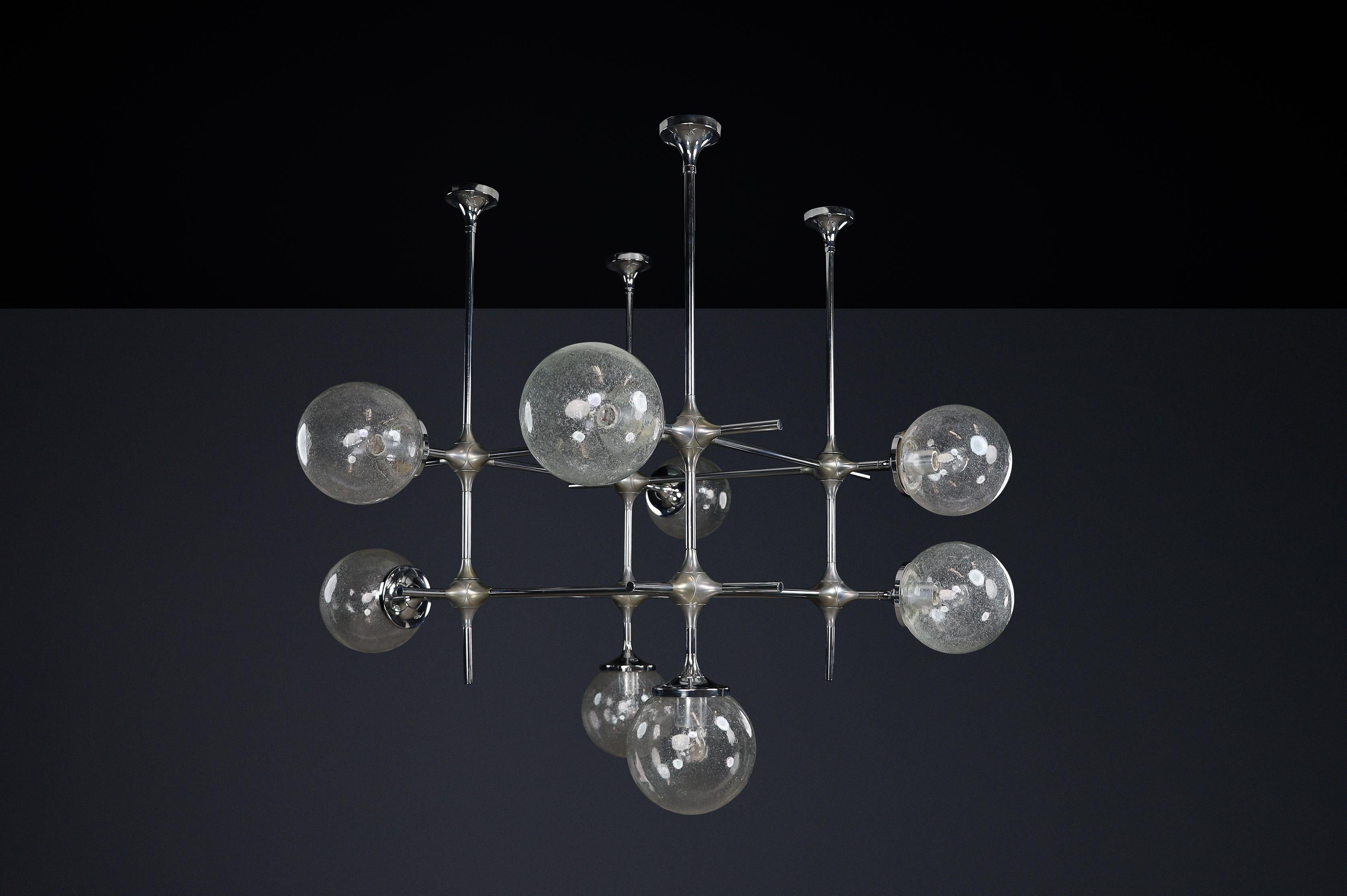 Apparecchio modulare a 8 luci di Peter Rockel dal Palazzo della Repubblica, Berlino in vendita 12