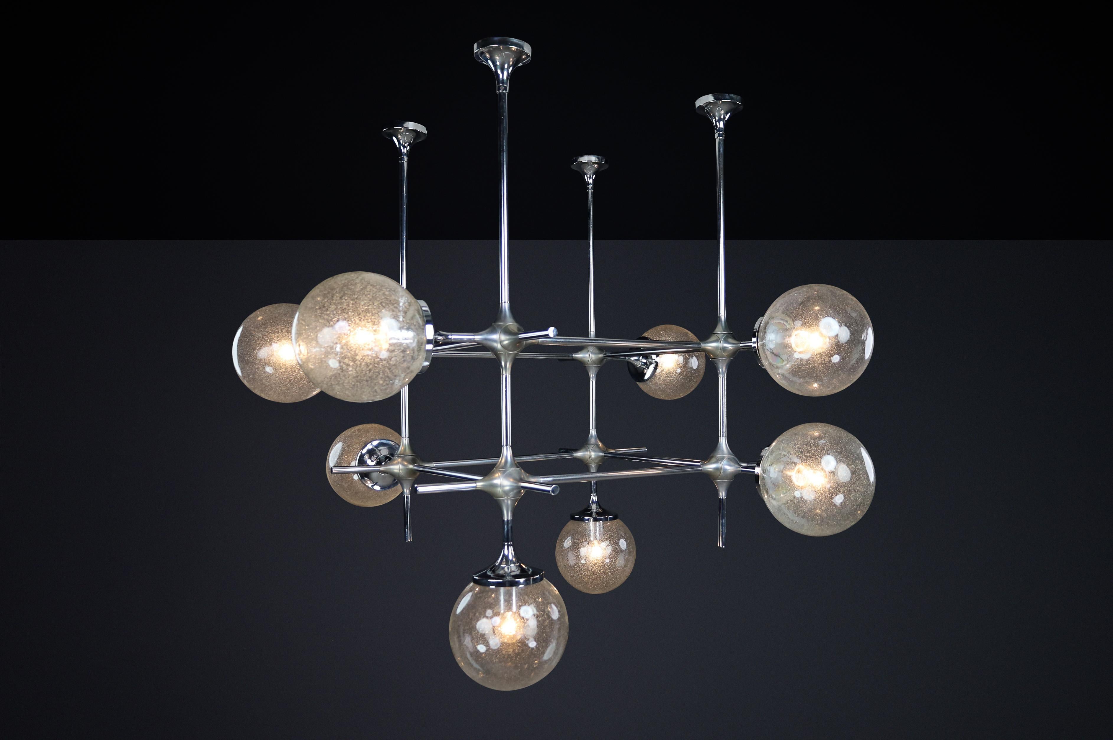 Apparecchio modulare a 8 luci di Peter Rockel dal Palazzo della Repubblica, Berlino in vendita 1