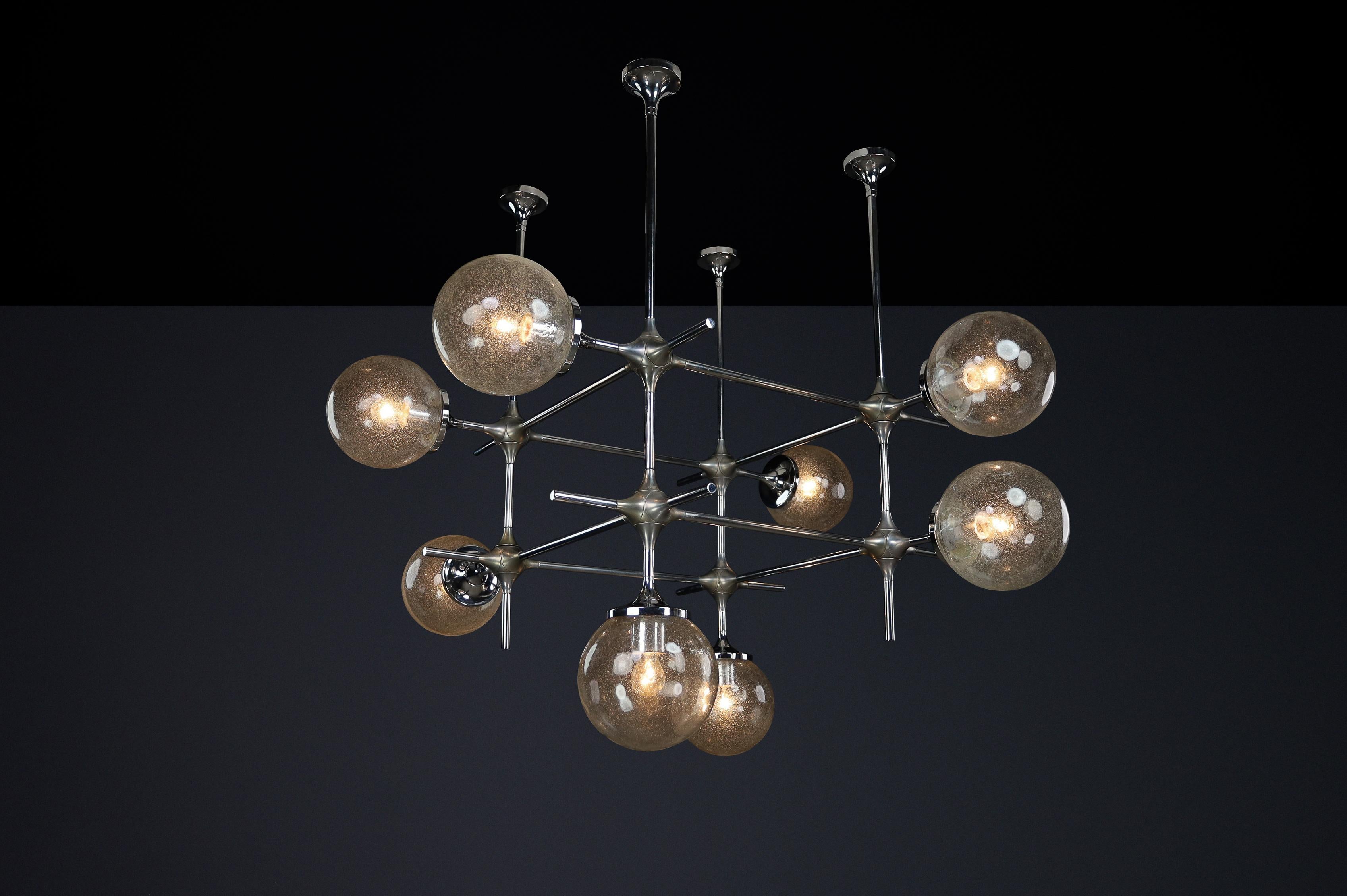 Apparecchio modulare a 8 luci di Peter Rockel dal Palazzo della Repubblica, Berlino in vendita 2