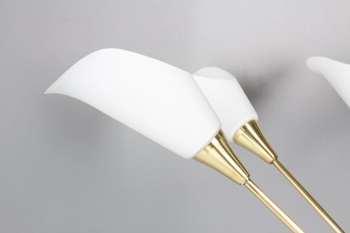 XX secolo Lampada a sospensione a 8 luci, anni '50 in vendita