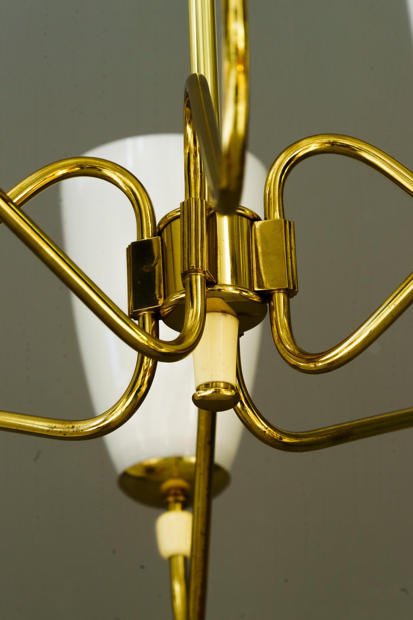 Lampadario a 8 luci Rupert Nikoll Vienna 1960 circa in vendita 3