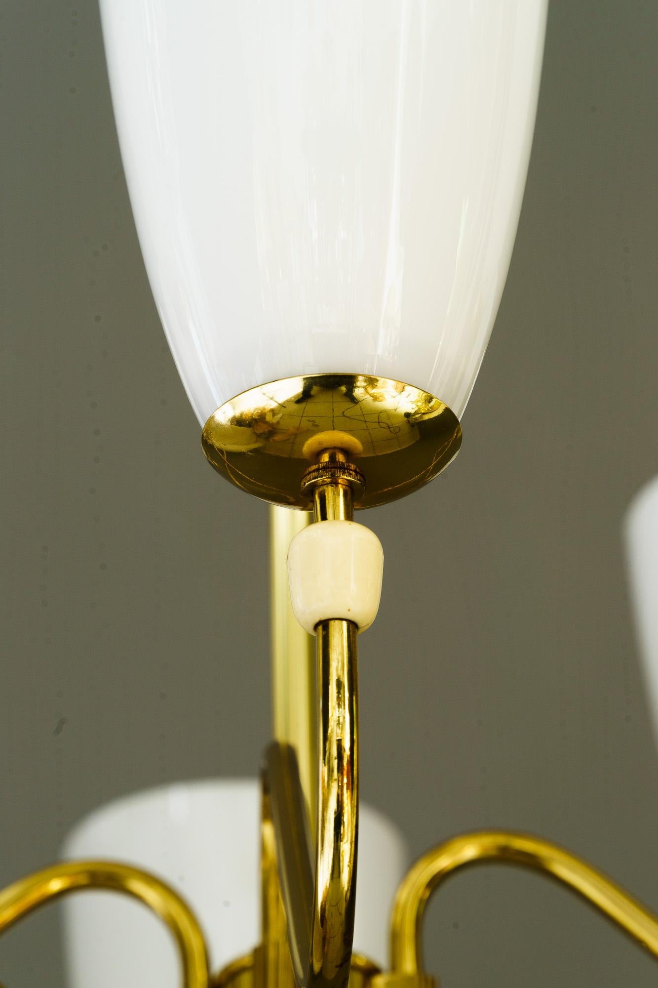 Lampadario a 8 luci Rupert Nikoll Vienna 1960 circa in vendita 5