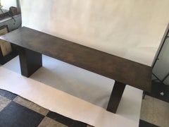 8 Foot Long Custom Made Bronze Console