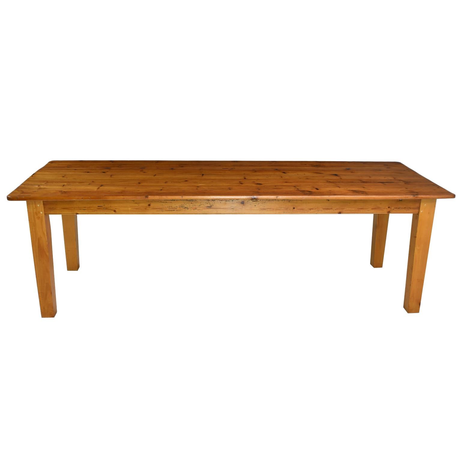 english pine dining table