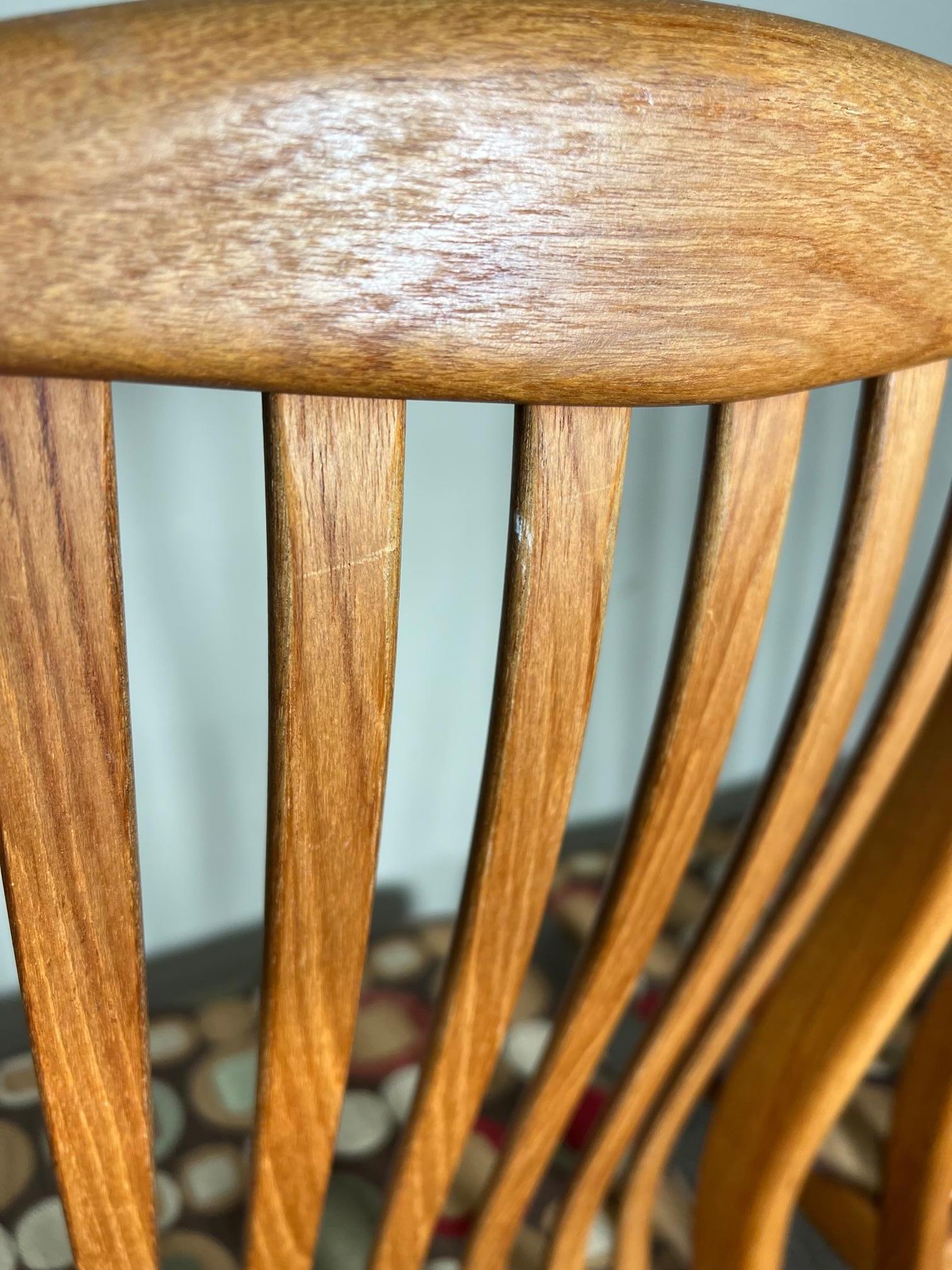 20th Century 8 Midcentury Danish Modern Teak Dining Chairs by Schou Andersen 2 with Arms