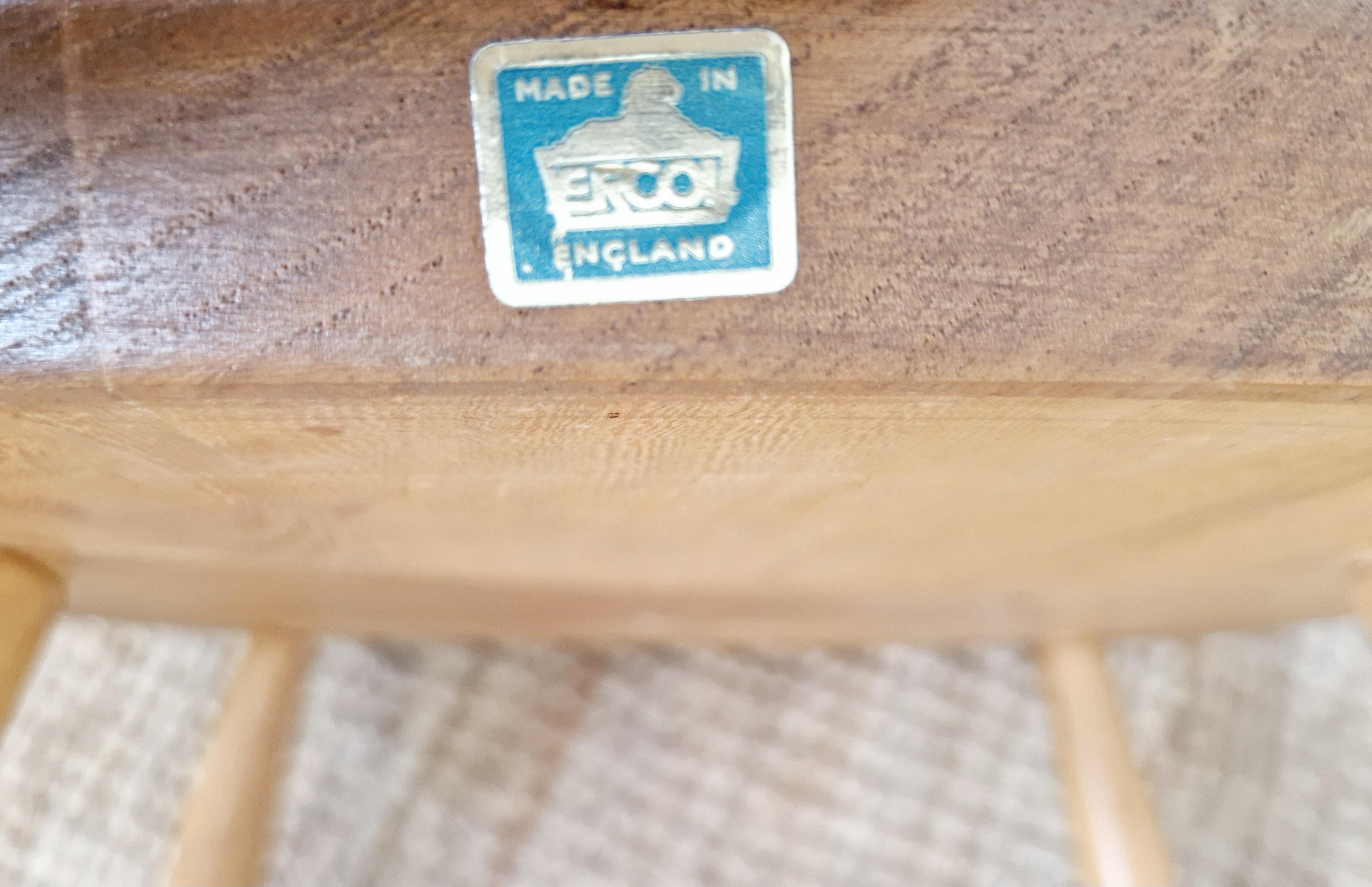 Olmo 8 Sedie da pranzo Ercol Windsor del metà del secolo scorso in vendita