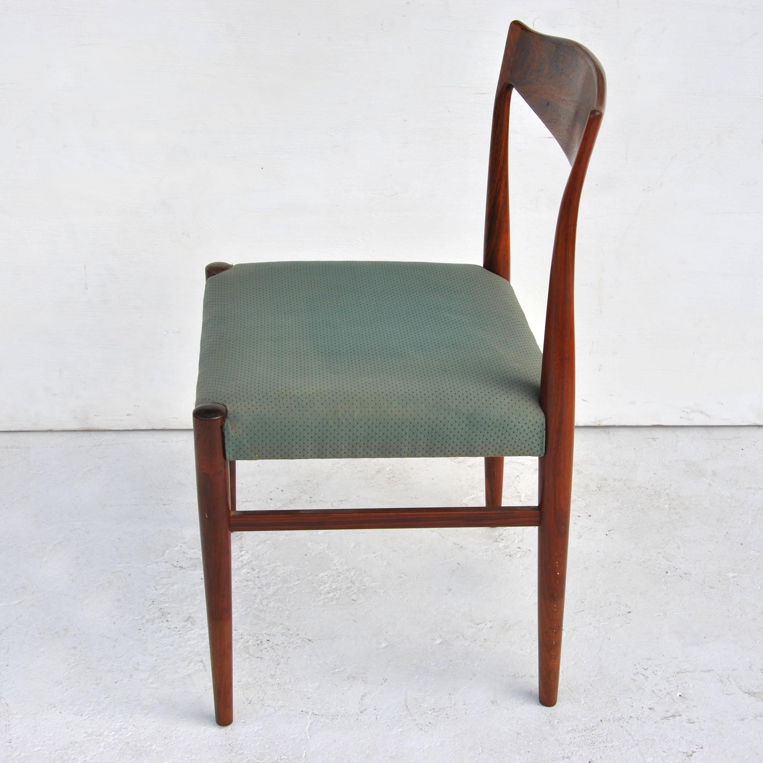 Danish 8 Midcentury Rosewood Dining Chairs by Erling Torvits for Sorø Stolefabrik