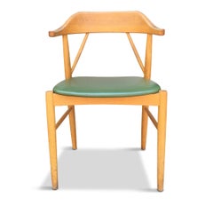 8 Midcentury Swedish Beechwood Dining Chairs by Ferdinand Lundquist for Gemla