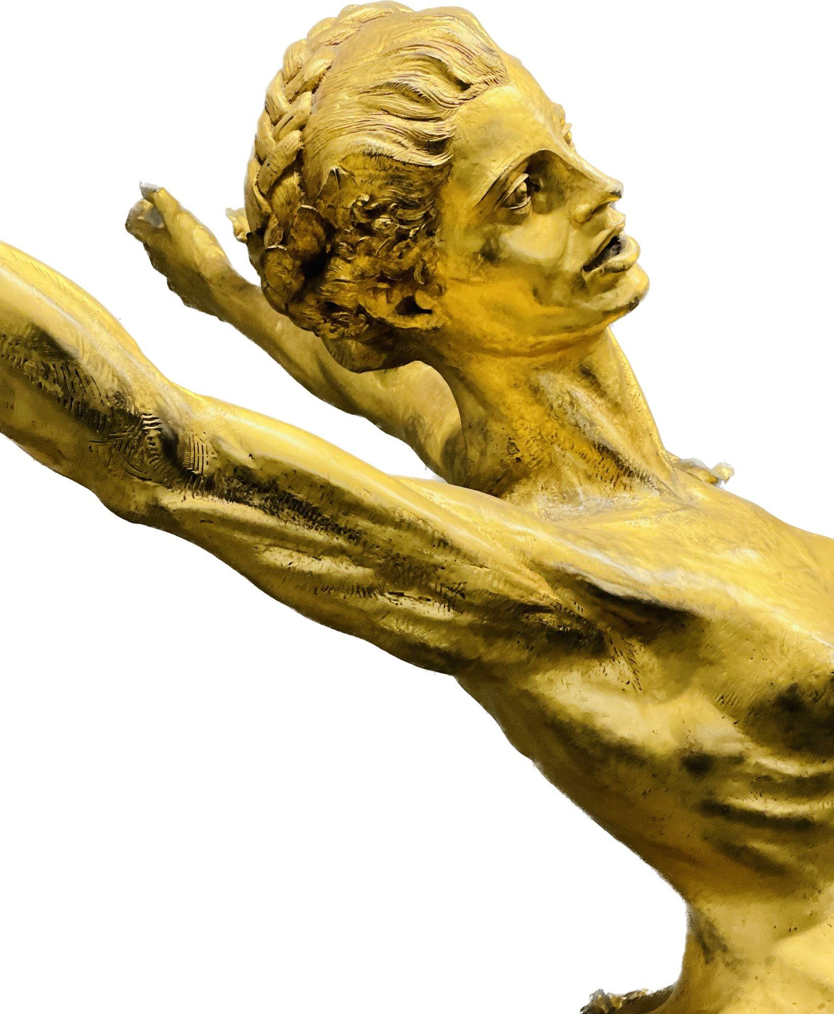 Greg Wyatt, sculpture moderne en bronze massif, Jeux olympiques de 1996, femmes athlètes en vente 2