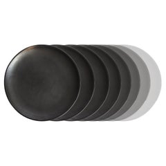 8 Oaxacan Black Clay 15cm Plates Handmade Tableware Burnished Barro Oaxaca