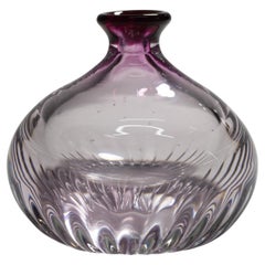 Eva Englund for Orrefors Pink Sommerso Bud Vase, Scandinavian Modern