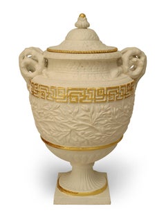 8 Outdoor French Painted Iron Urns