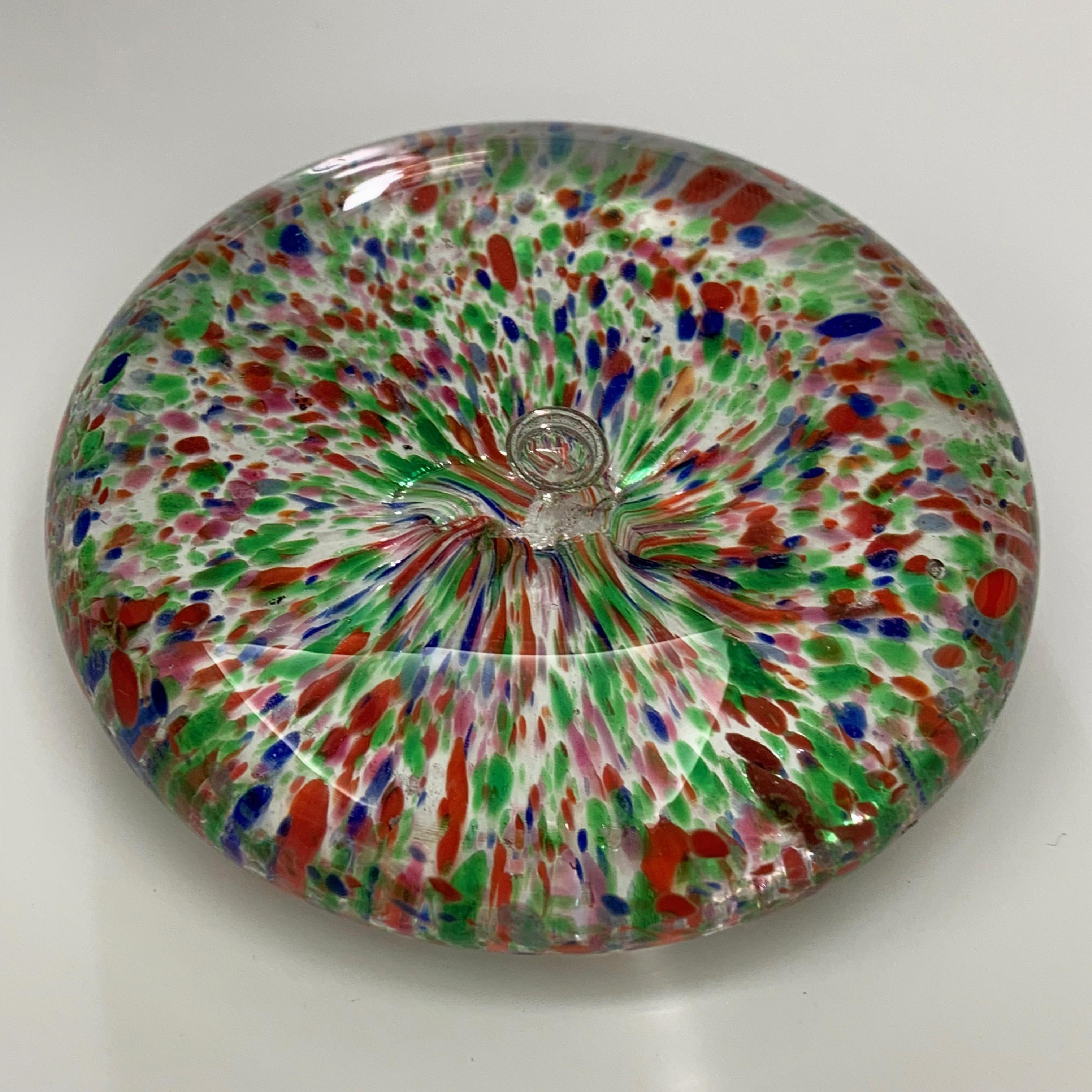 8 Paperweight Millefiori Collection in Italian Venice Glass Midcentury 7