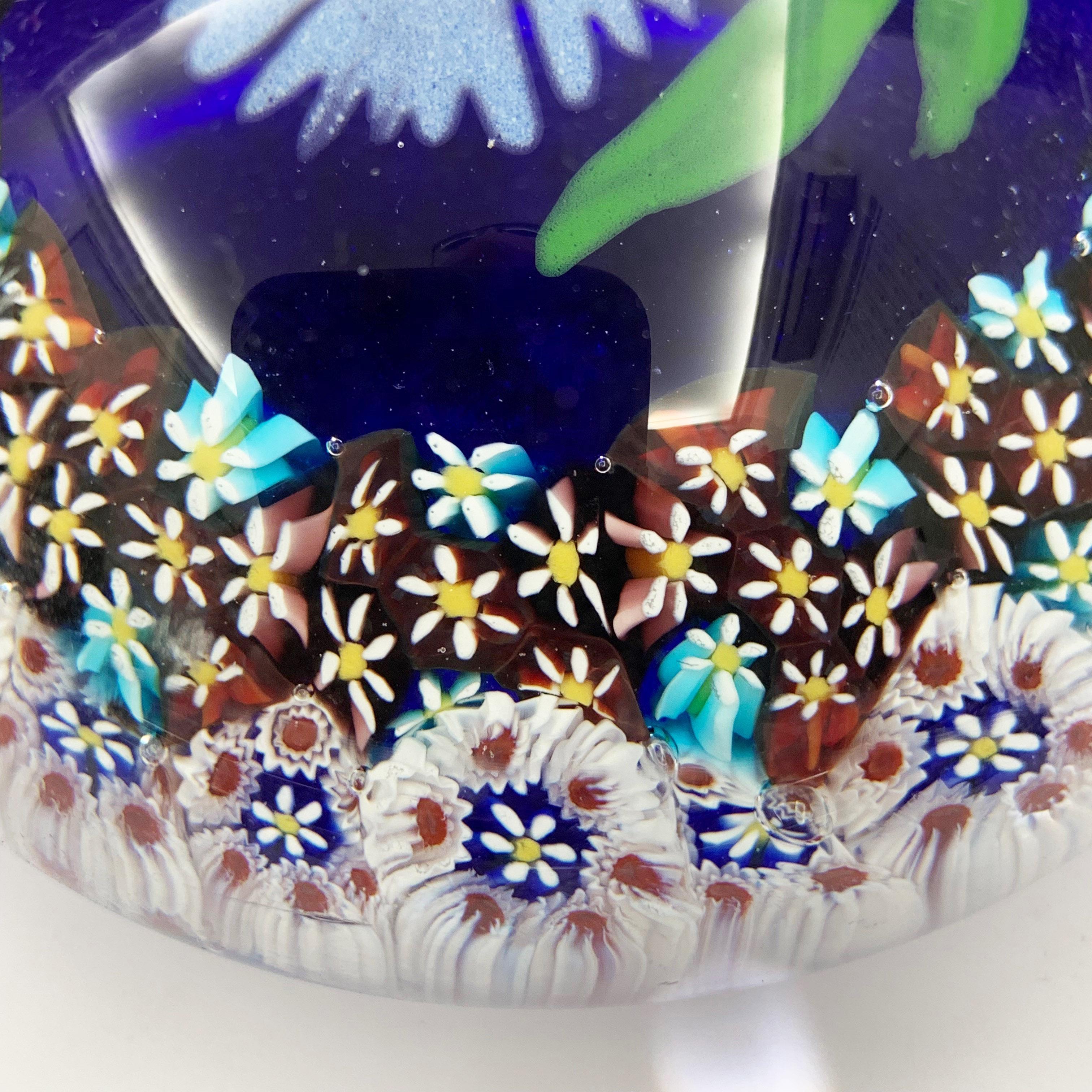8 Paperweight Millefiori Collection in Italian Venice Glass Midcentury 9