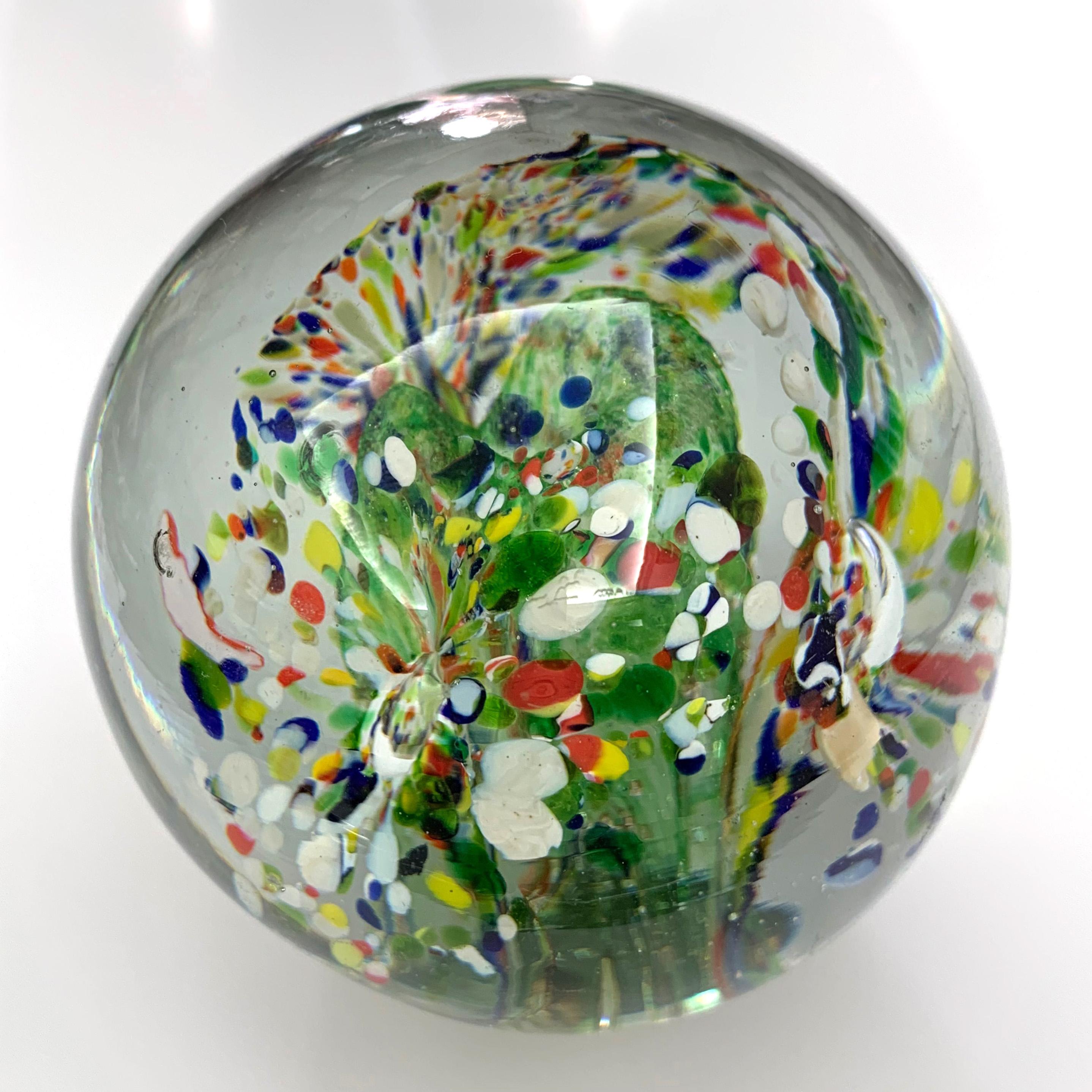 8 Paperweight Millefiori Collection in Italian Venice Glass Midcentury 10