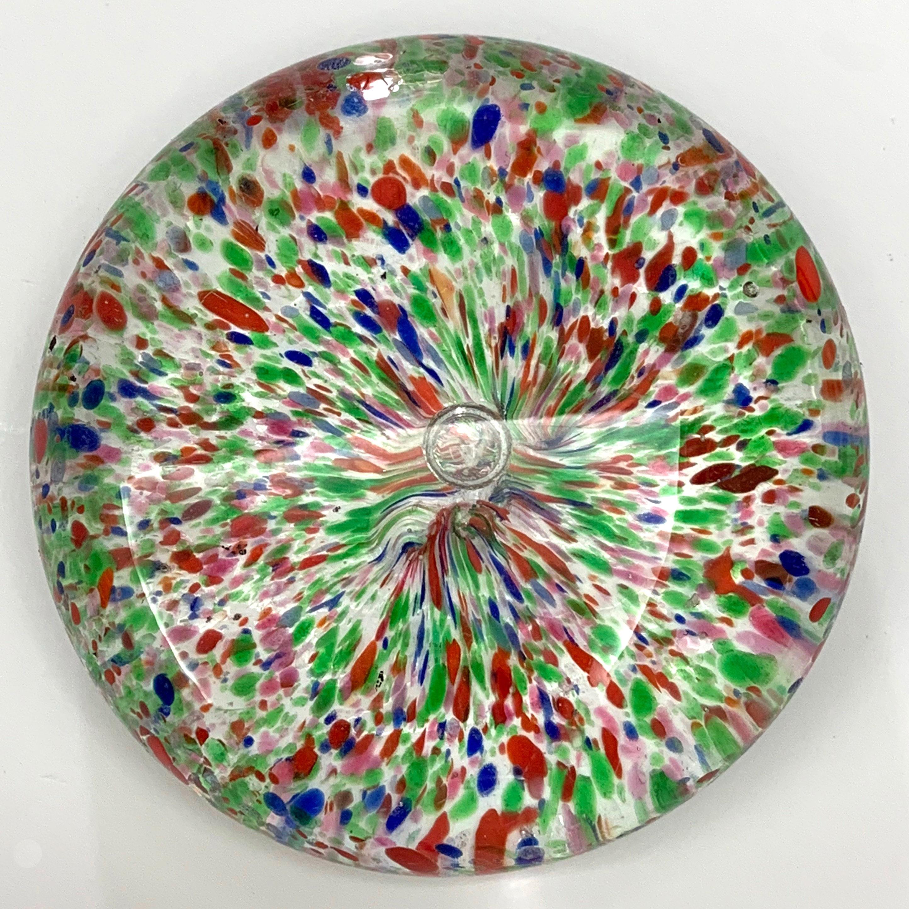 8 Paperweight Millefiori Collection in Italian Venice Glass Midcentury In Good Condition In Roma, IT