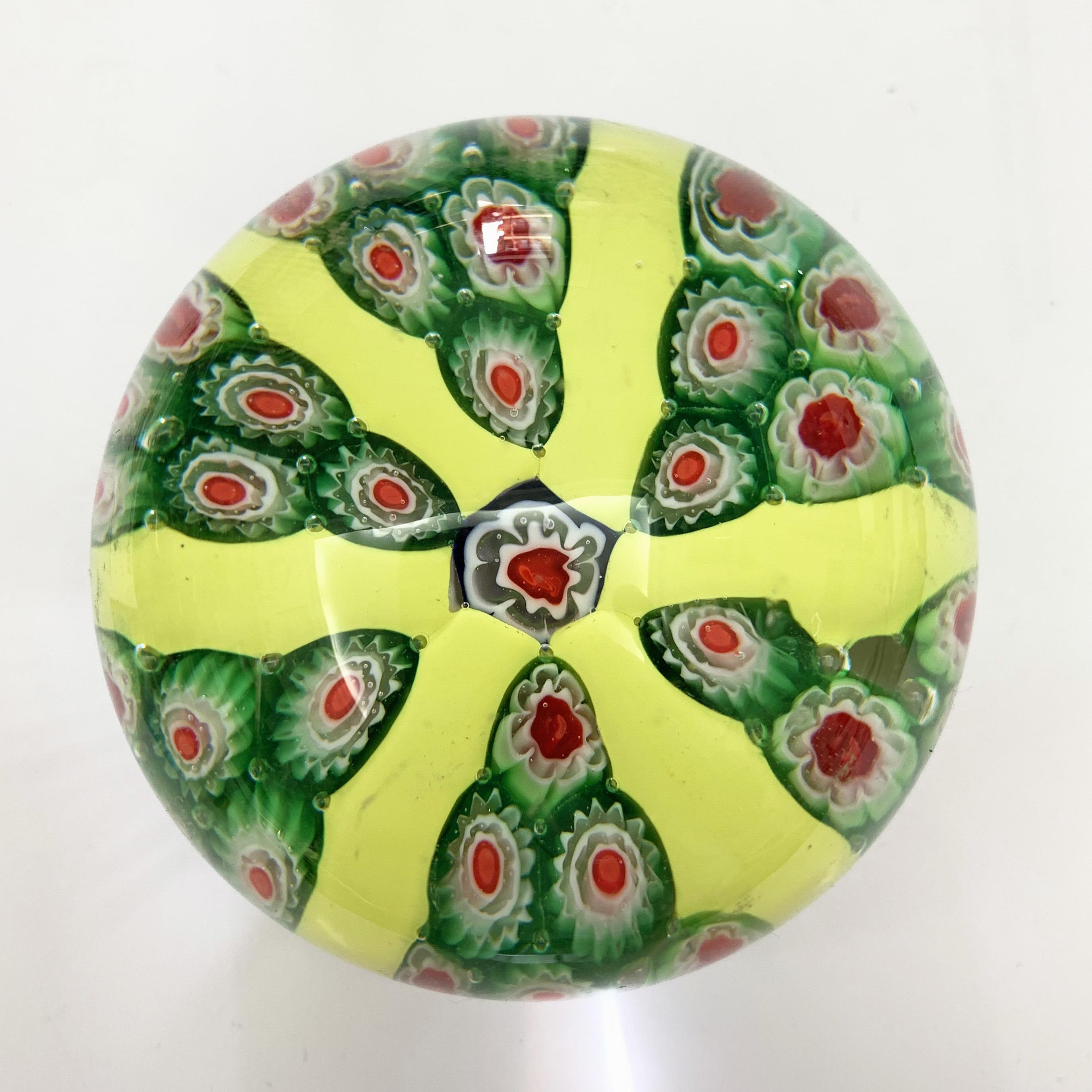 8 Paperweight Millefiori Collection in Italian Venice Glass Midcentury 2