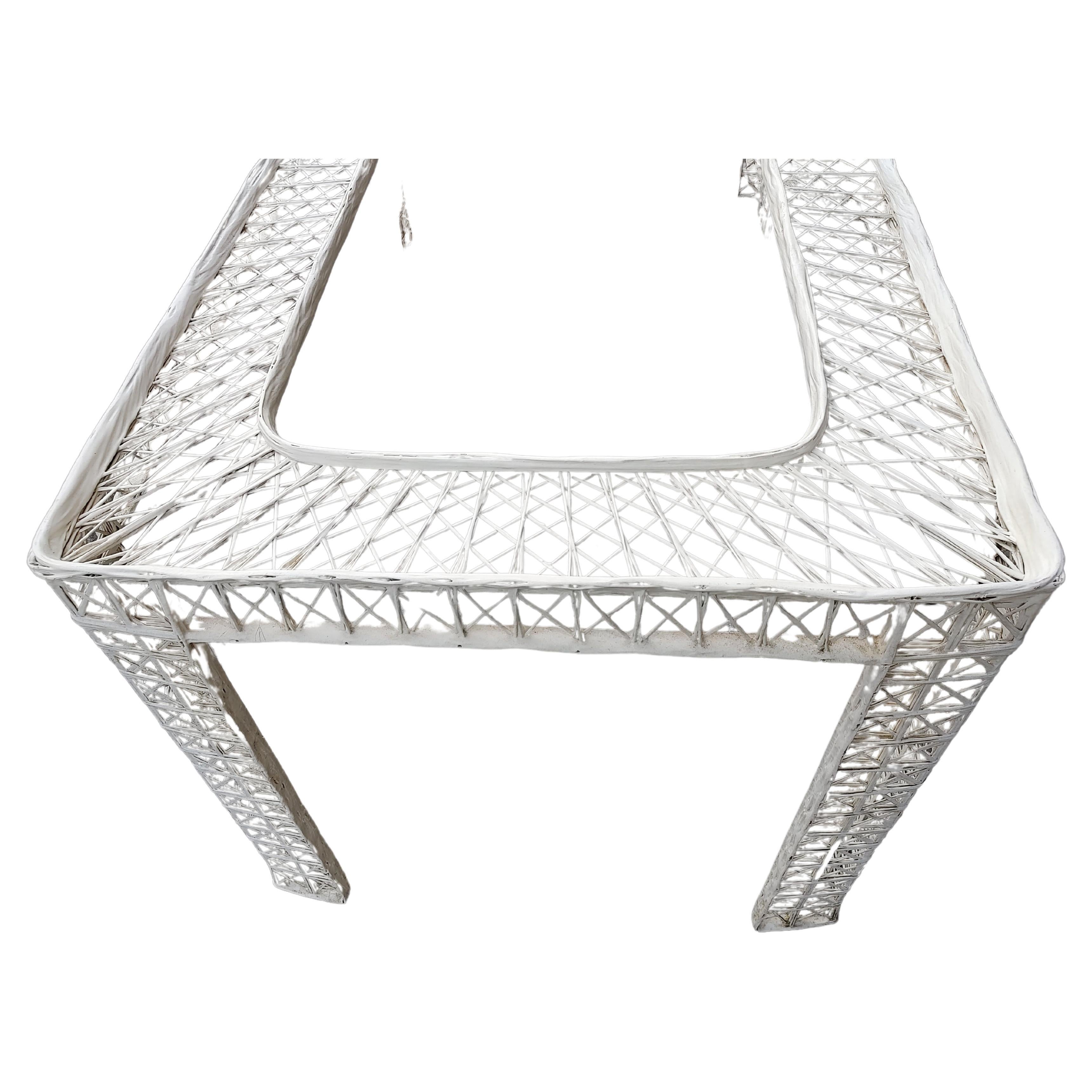 Juego de comedor escultural de fibra de vidrio hilada, 8 piezas, moderno de mediados de siglo, de Russell Woodard Moderno de mediados de siglo en venta
