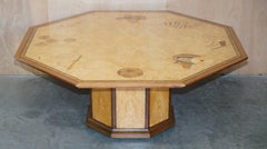 DAVID LINLEY INLAID SPORTS Dining TABLE FOOTBALL TENNIS ETC pour 8 personnes