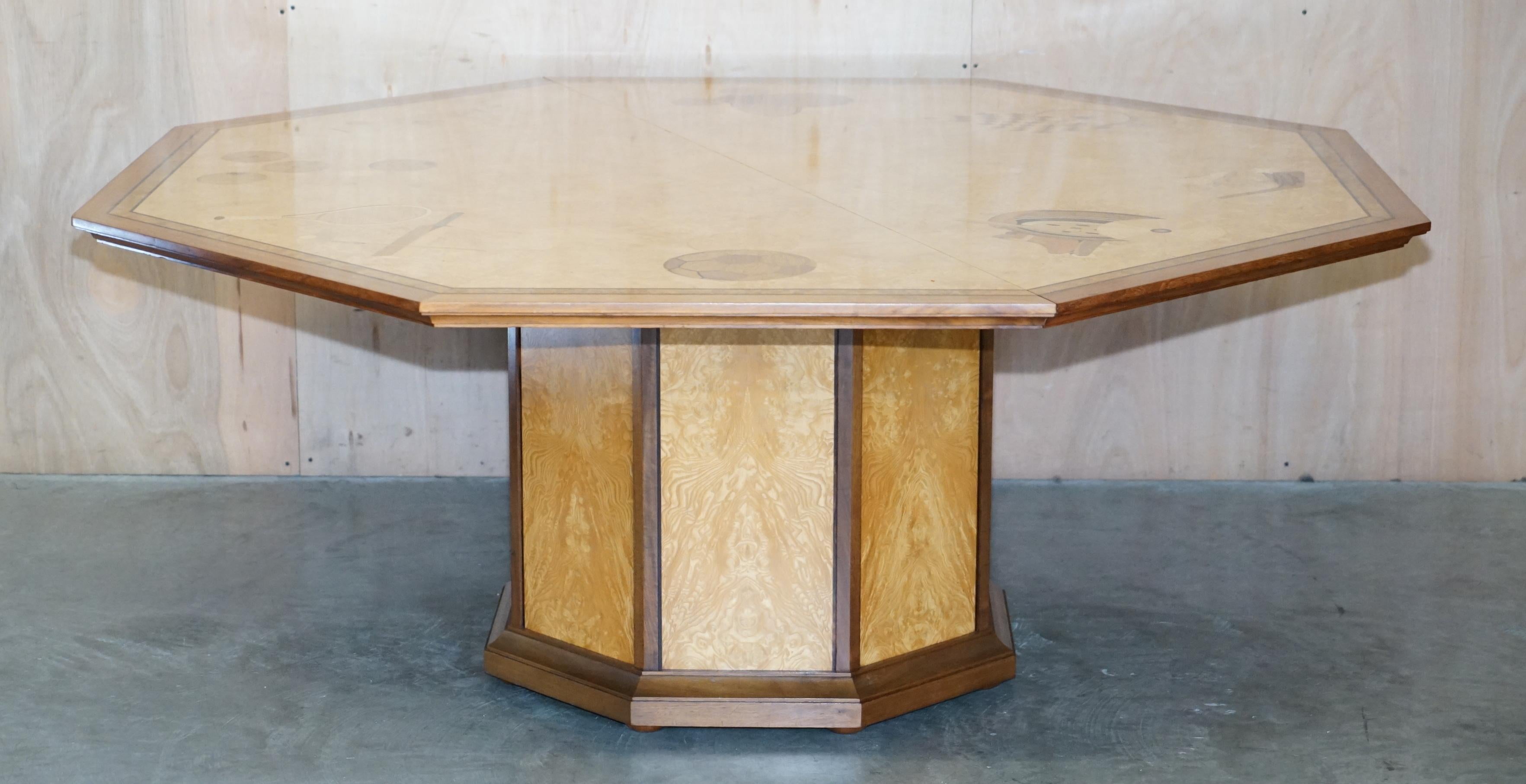 octagon dining table for 8